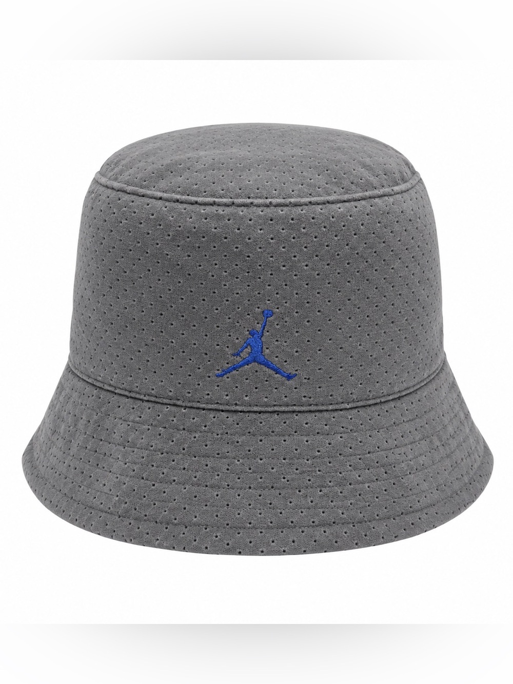 Jordan Jumpman Bucket Hat Nike Gray Blue Perforated Unisex L/XL RARE